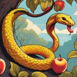 サムネイルに使うりんご多めのヘビ画像